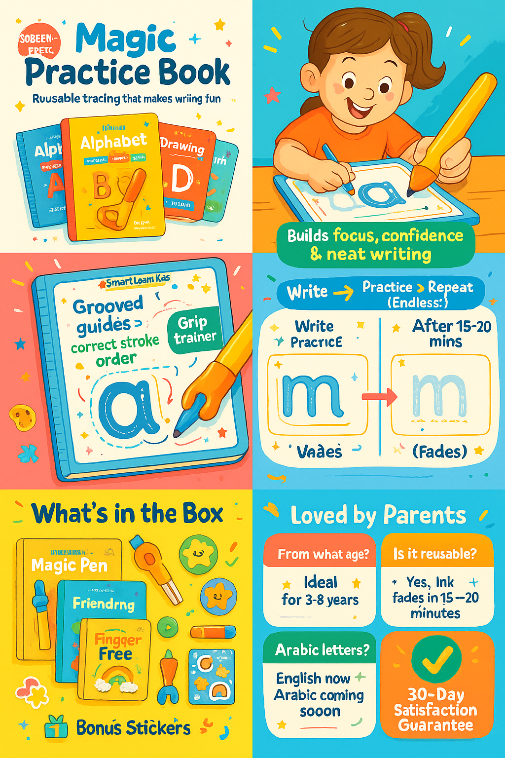 Magic Practice Book – Fast-Track Your Child’s Writing Skills