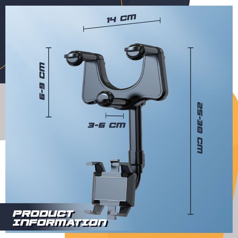 360° ROTATABLE CAR PHONE HOLDER