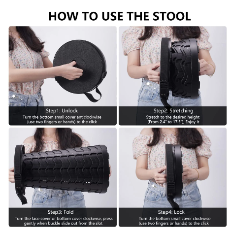 Retractable Folding Stool | قابل للطي البراز