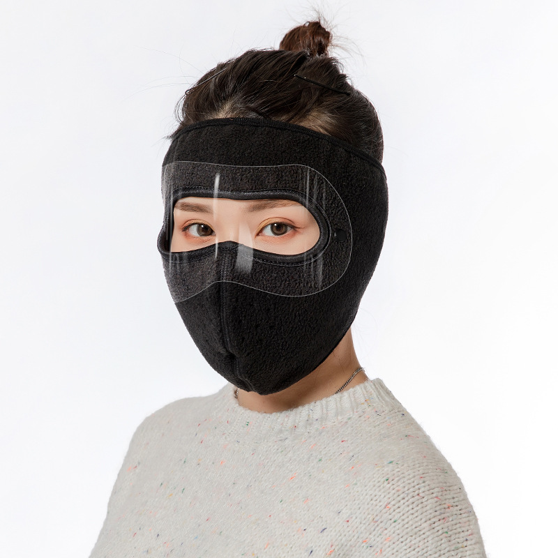 Thickened Warmth Mask Winter Riding Motorcycle Full Face Protective Mask Unisex Outdoor Sports Breathable Goggles Mask Windproof, Frostproof and Dustproof