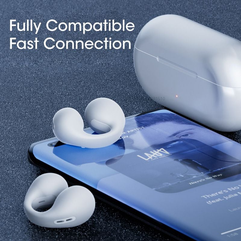 Waterproof Ear Clip Bone Conduction Headphones