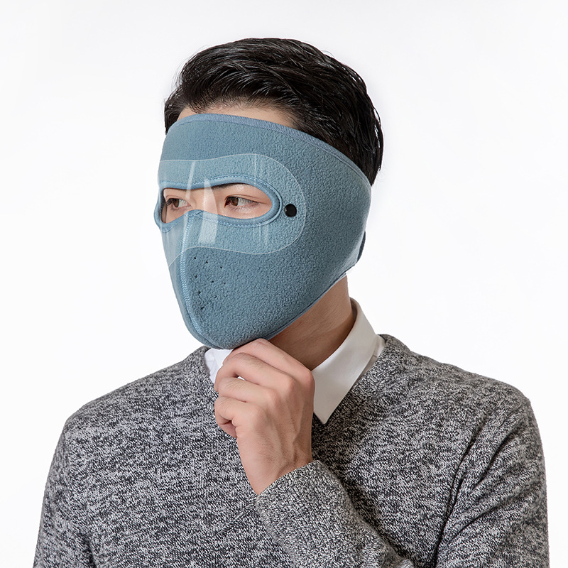 Thickened Warmth Mask Winter Riding Motorcycle Full Face Protective Mask Unisex Outdoor Sports Breathable Goggles Mask Windproof, Frostproof and Dustproof