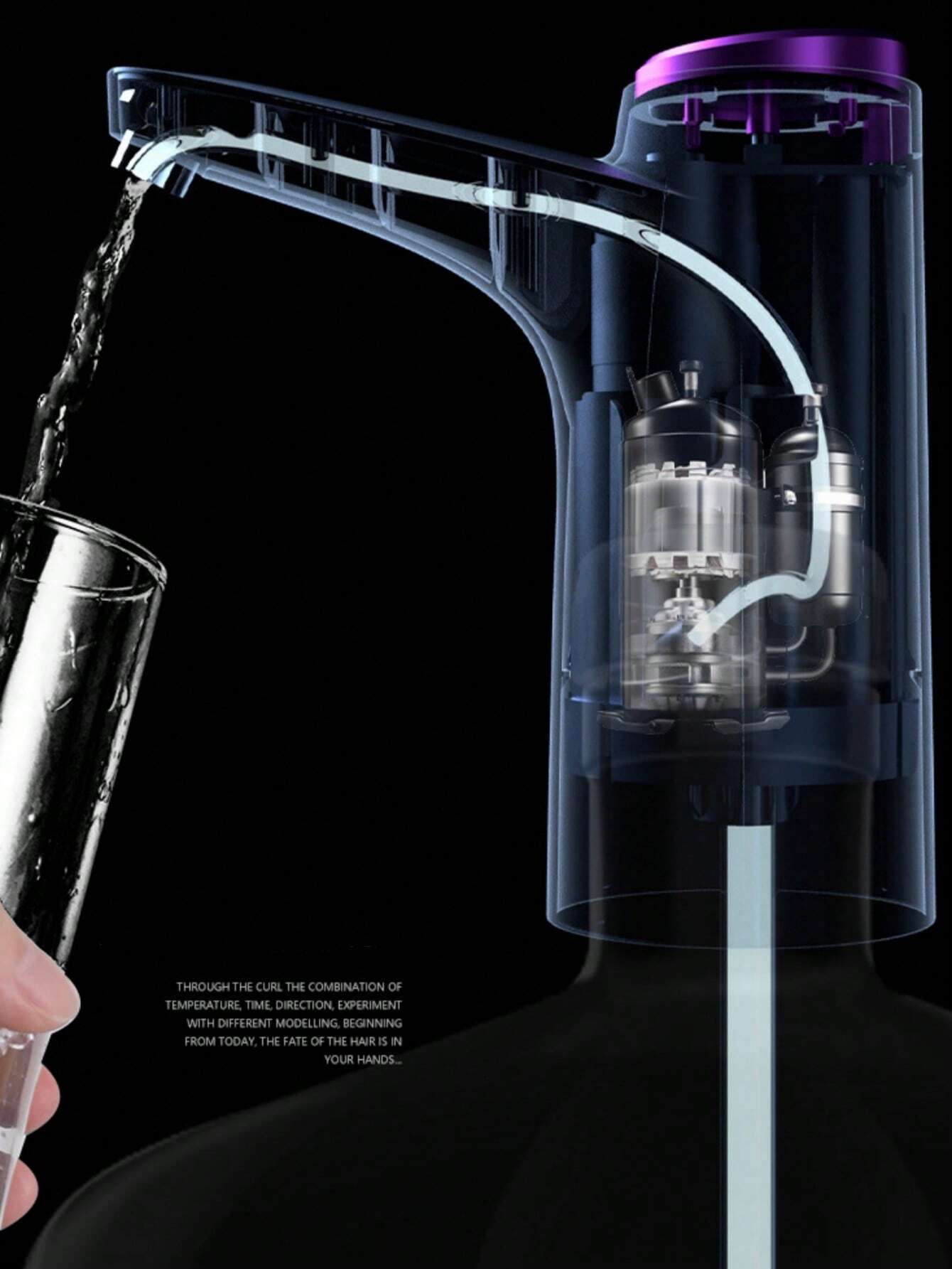 HydroFlow: Wireless Electric Water Pump Dispenser for Effortless Hydration