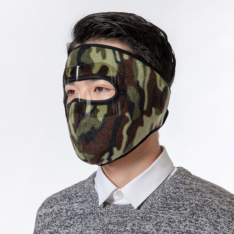 Thickened Warmth Mask Winter Riding Motorcycle Full Face Protective Mask Unisex Outdoor Sports Breathable Goggles Mask Windproof, Frostproof and Dustproof