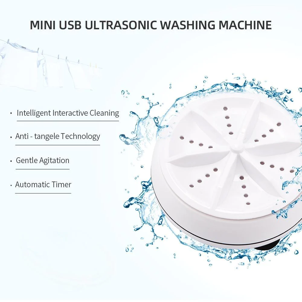 UltraClean: Your Mini Portable Ultrasonic Turbine Washer