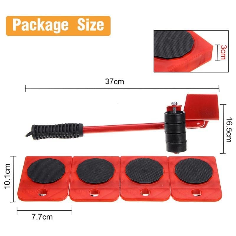 Ultimate Heavy-Duty Furniture Moving Kit: Effortless Shifting with Shifter Lifter Wheels