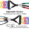 Complete Resistance Band Set: Your Portable Indoor Fitness Companion