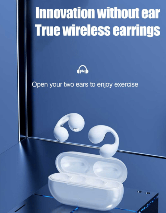 Waterproof Ear Clip Bone Conduction Headphones