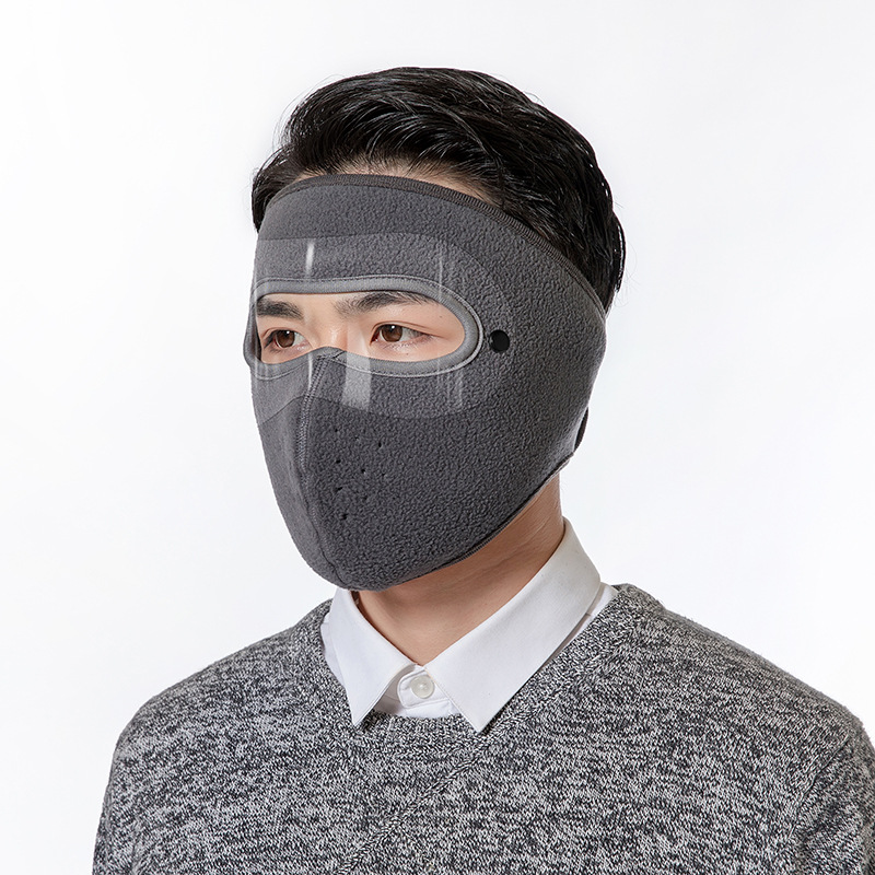 Thickened Warmth Mask Winter Riding Motorcycle Full Face Protective Mask Unisex Outdoor Sports Breathable Goggles Mask Windproof, Frostproof and Dustproof