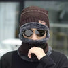 CozyFleece Duo - Wool Beanie Cap with Neck Warmer Set