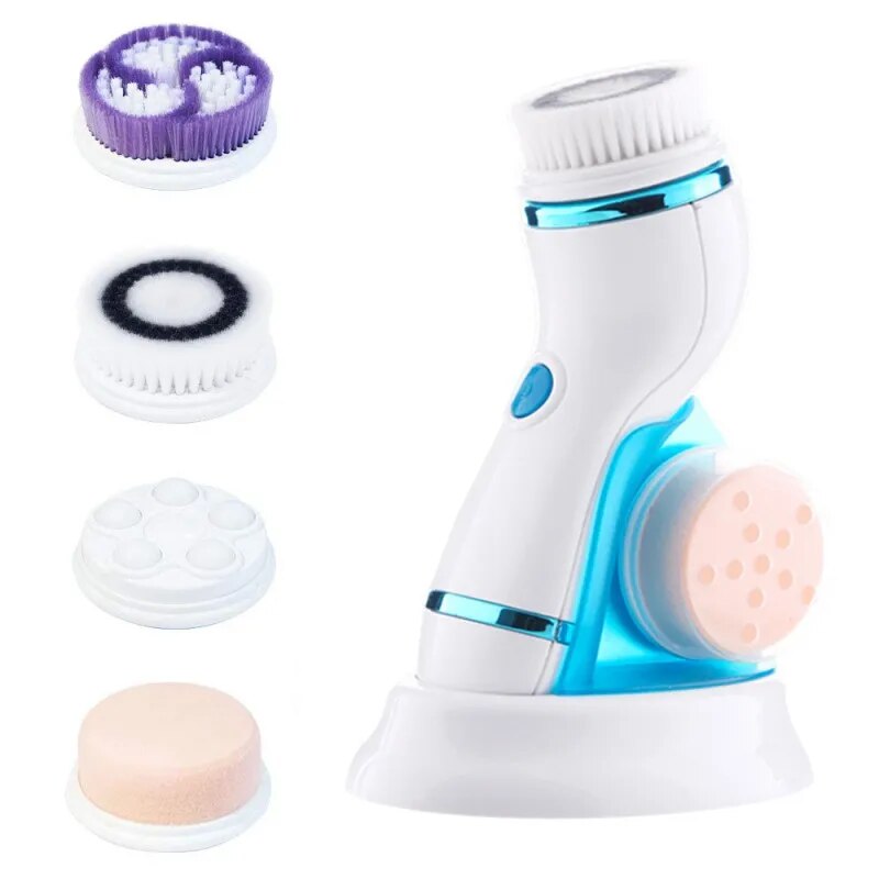 4 In 1 Ultrasonic USB Rechargeable Electric Facial