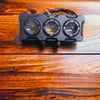 Triple Shutter Mini Dual Beam Fog Lights