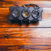 Triple Shutter Mini Dual Beam Fog Lights