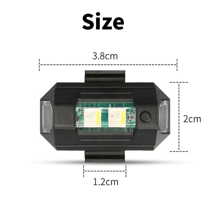 USB Charging LED Strobe Lights for Vehicles