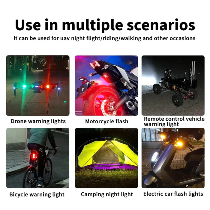 USB Charging LED Strobe Lights for Vehicles