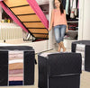 3 Pcs Non-Woven Fabric Bedding Storage Bag For Clothes Moving & Packing