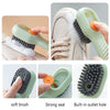 Shoe Brush Automatic Liquid Discharge Deep Cleaning Soft Bristles Household Laundry Cleaning Brush for Daily Use