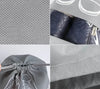Shoe Storage Bag Dust-proof Waterproof Transparent Non Woven Fabric Shoe Tote Drawstring Packaging Organizer For Travel