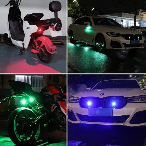 USB Charging LED Strobe Lights for Vehicles
