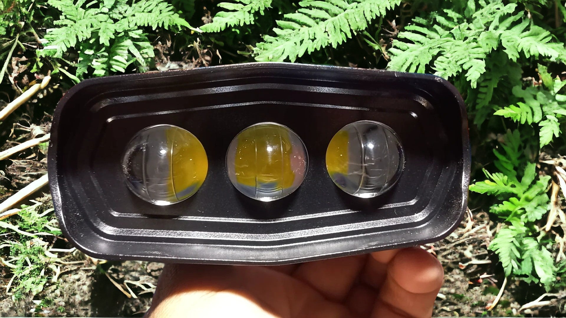 Three Lens Led Light - Hard Plastic Body