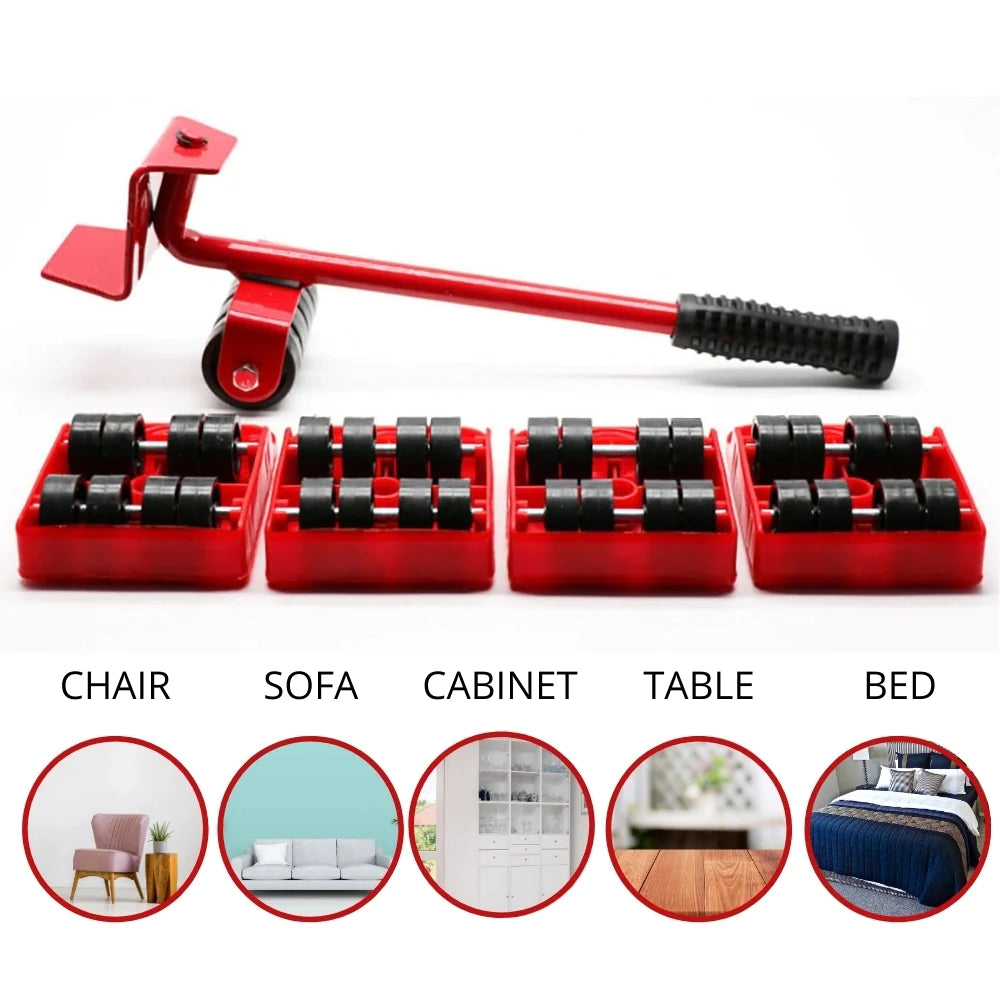 Ultimate Heavy-Duty Furniture Moving Kit: Effortless Shifting with Shifter Lifter Wheels