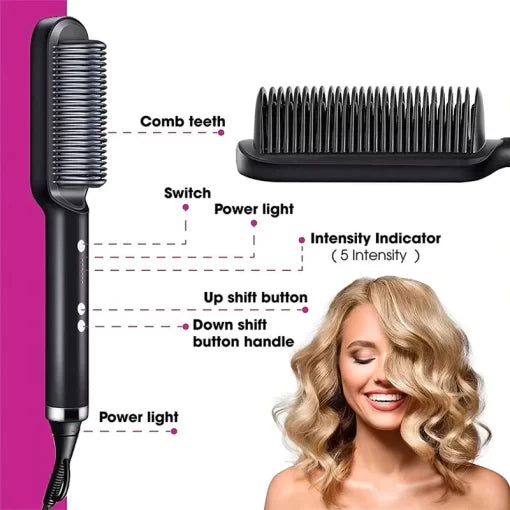 SilkyLocks Styler: The Ultimate Hair Straightening Comb