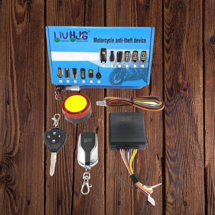 Motorcycle Anti-Theft Alarm System with Remote