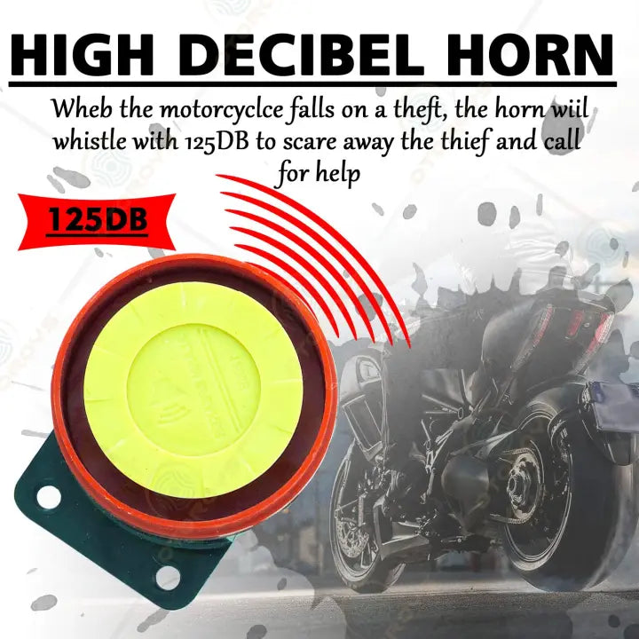 Motorcycle Anti-Theft Alarm System with Remote