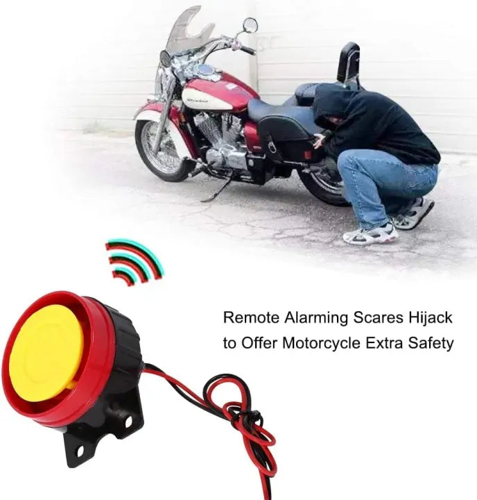 Motorcycle Anti-Theft Alarm System with Remote