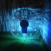 Acrylic Modern Neon Wall Clock With Neon LED Backlight
